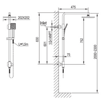 752348C No Shower Valve