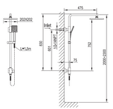 752348C No Shower Valve